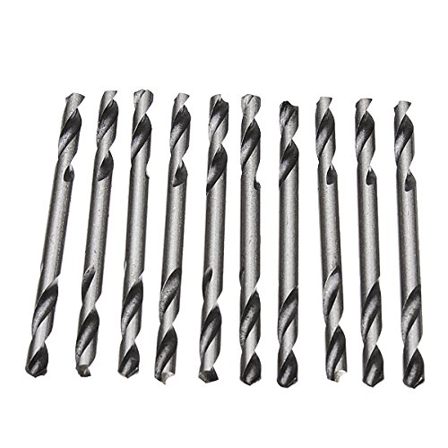 10pcs 35mm HSS Double End Twist Drill Spiral Drill Bit Torx Drill