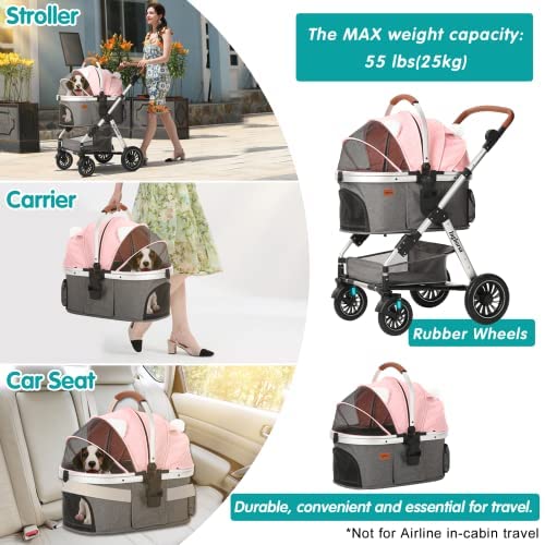 Pamper Your Pets: The Ultimate Sugar Pink Pet Stroller Review!