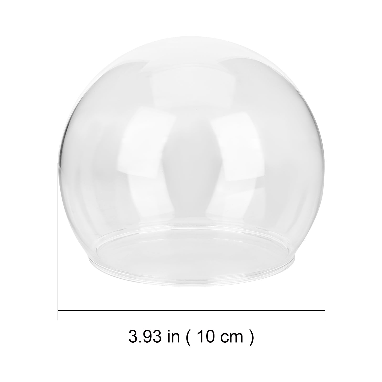 ARTIBETTER 2pcs Glass Globe Planter Cloche Dome Jar Glass Plant Terrarium Hydroponic Planter Vase Glass Dome Jar Room Present Glass for Table Top Glass Display Cover Spherical Flower Decoration