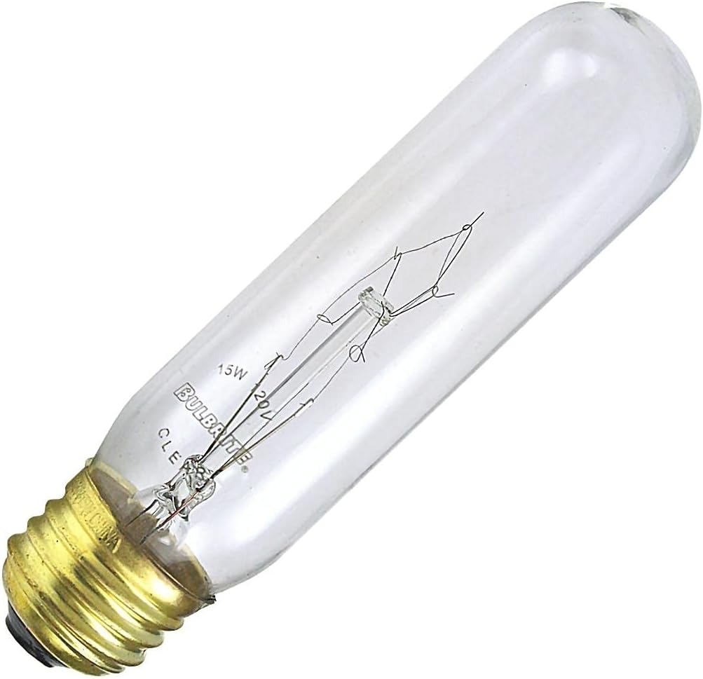 Bulbrite Incandescent T10 Medium Screw Base (E26) Light Bulb, 1 Count (Pack of 1), Clear