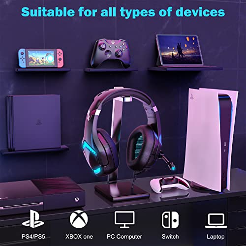 ECOOPRO Stereo Gaming Headset, LED verlicht, 3.5mm jack rood - Afbeelding 3