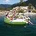 Intex Inflatable Key Largo Party Island Float with Built-in Coolers & Cupholders