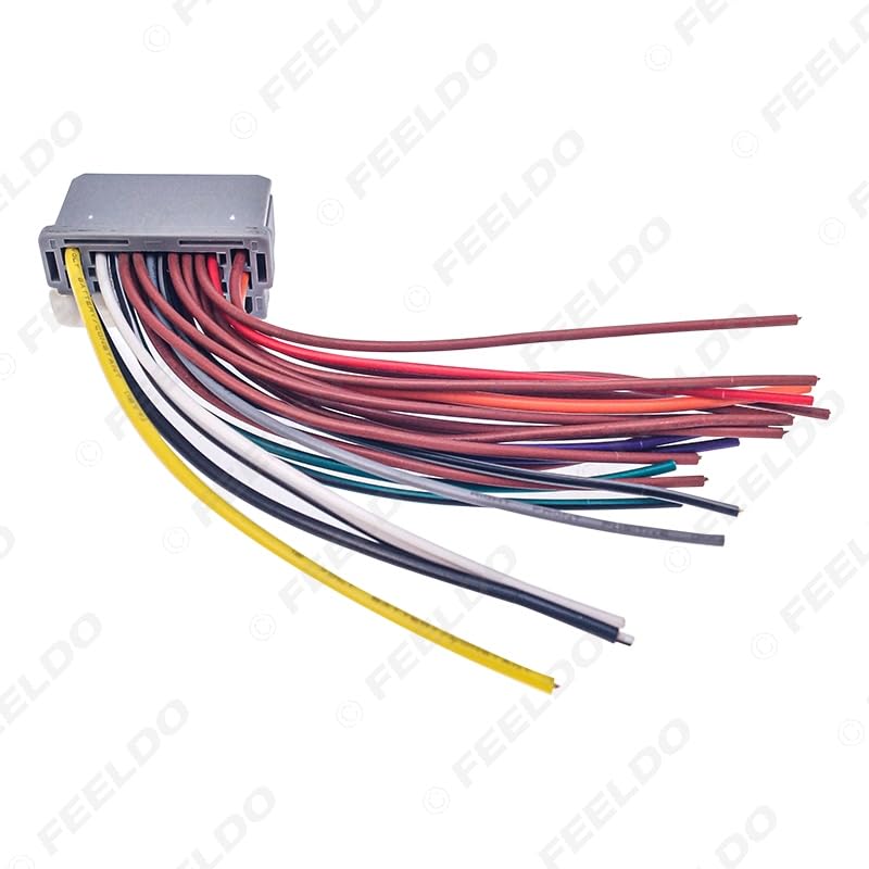 5Pcs Car for Audio Stereo Wiring Harness for Honda Accord/Crosstour/Civic/CRV/Fit/Odyssey/Ridgeline Pluging Into Radio CD