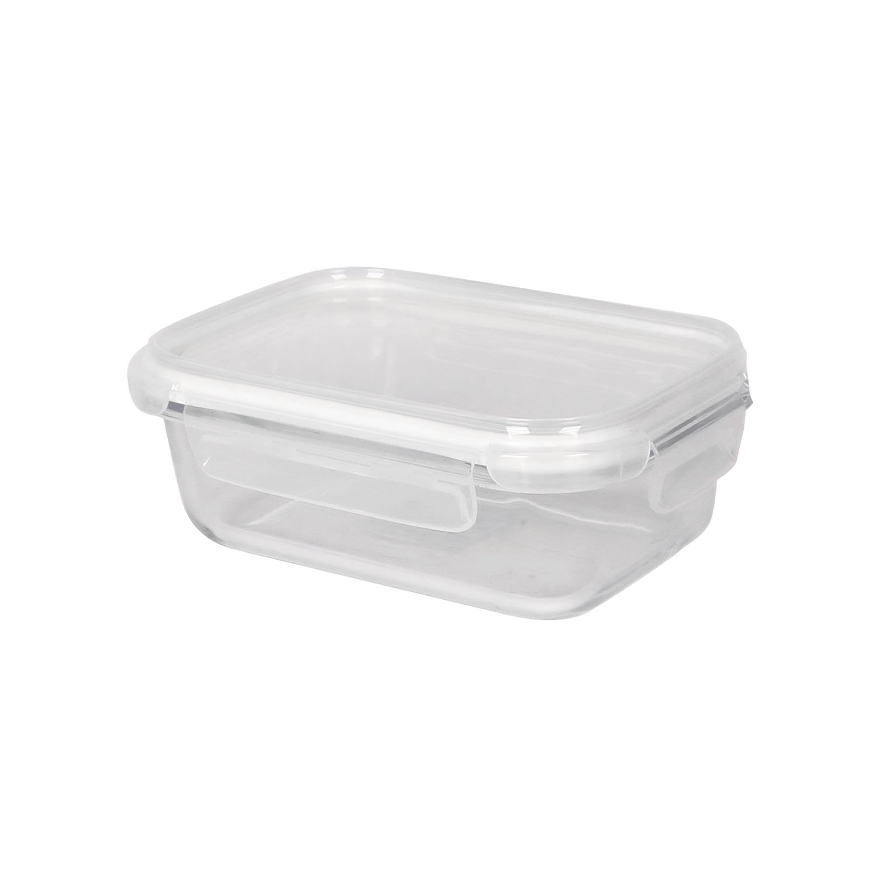 Harbour Housewares Glass Food Storage Container With Lid - 640Ml