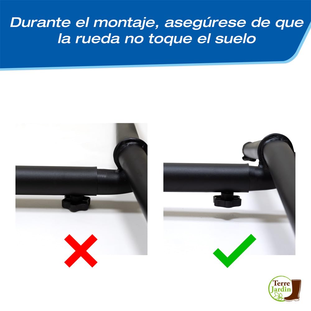 TERRE JARDIN - Hamaca con Soporte, de Metal, Carga Máx 130 kg - Hamaca con Soporte, Lona de Tela de Poliéster, Negra - Hamaca Colgante Jardín Balcón Exterior y Terraza - Resistente al Agua