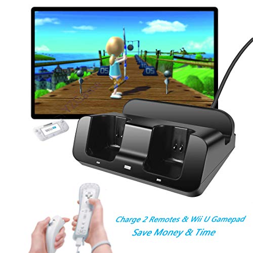 Yzgame NF16-B Wii U Charger Dock Station For Wii Remote & Wii U Gamepad thumb #5
