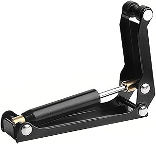 Ultra-Thin Piano Lid Slow Fall Device, External Hydraulic Buffer, Anti-Pinch Hand Protection Built-In Accessory (Black)