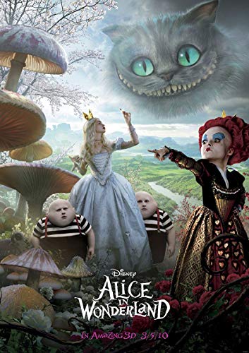 Poster Affiche Alice in Wonderland Tim Burton Affiche Movie Culte