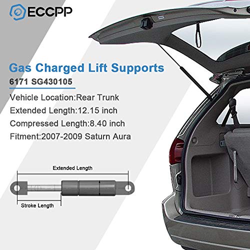 Eccpp 2Pcs Rear Trunk Lift Supports Struts Rods Shocks For Saturn Aura 2007 2008 2009 #TOP1