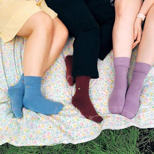 Image of Conscious Step Women's Fair Trade Organic Cotton Crew Socks | 3 Pack | Every Pair Helps Support our Humanitarian Partners