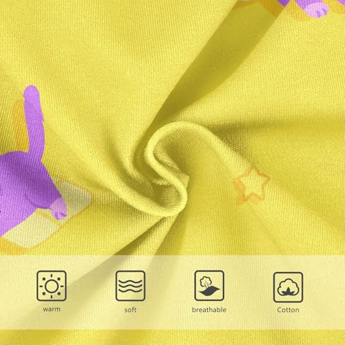 Cute Cat Star Yellow Toddler Girls's Underwear 2T 23022333