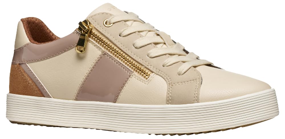 Geox Woman D Blomiee Sneakers Papyrus/Powder 35 EU
