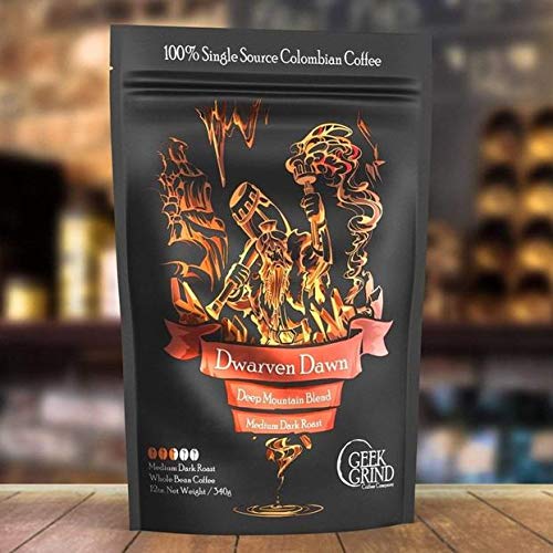Geek Grind Dwarven Dawn Café en Grano Bolsa 12oz miniatura 3