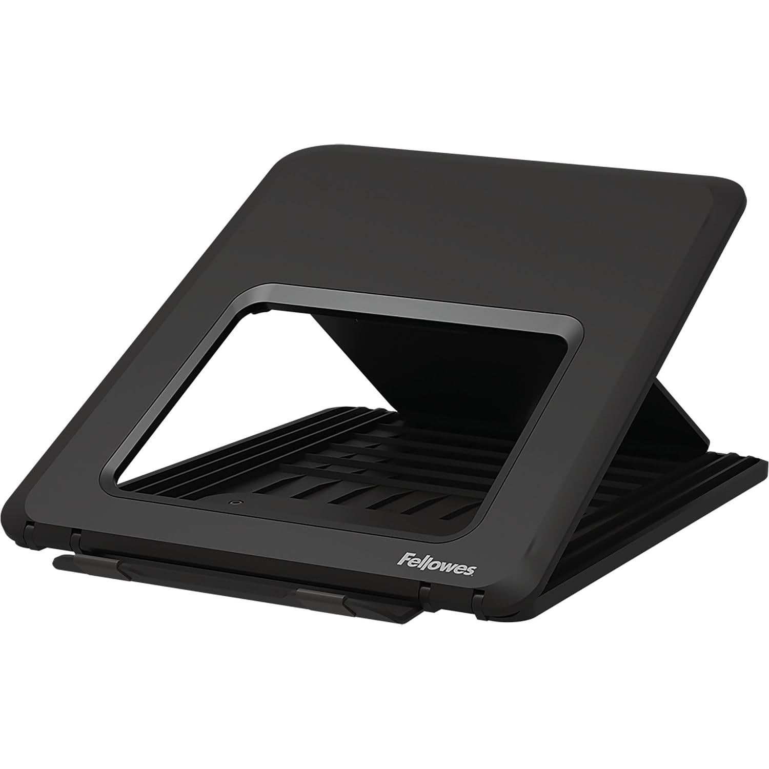Fellowes Laptop Stand for Desk - Breyta™ Adjustable 100% Recyclable Laptop Stand for the Home and Office - Portable Laptop Stand with 12 Height Adjustments - Max Monitor Size 14