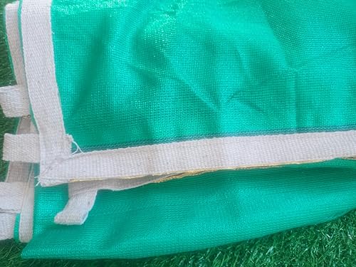 Image of Neewar Stitched Green Shade net for Terrace, Garden, Green House, Balcony & Gardening Multipurpose 75% UV Sun Protected -Size 6x12 Feet