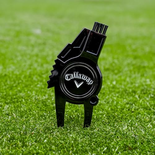 Callaway 4-in-1 Golf Divot Repair Tool, Black Chrome - Thumbnail 6
