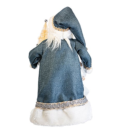 Kurt S. Adler 18" Kringle Klaus Nautical Santa With Tree Figure #TOP4