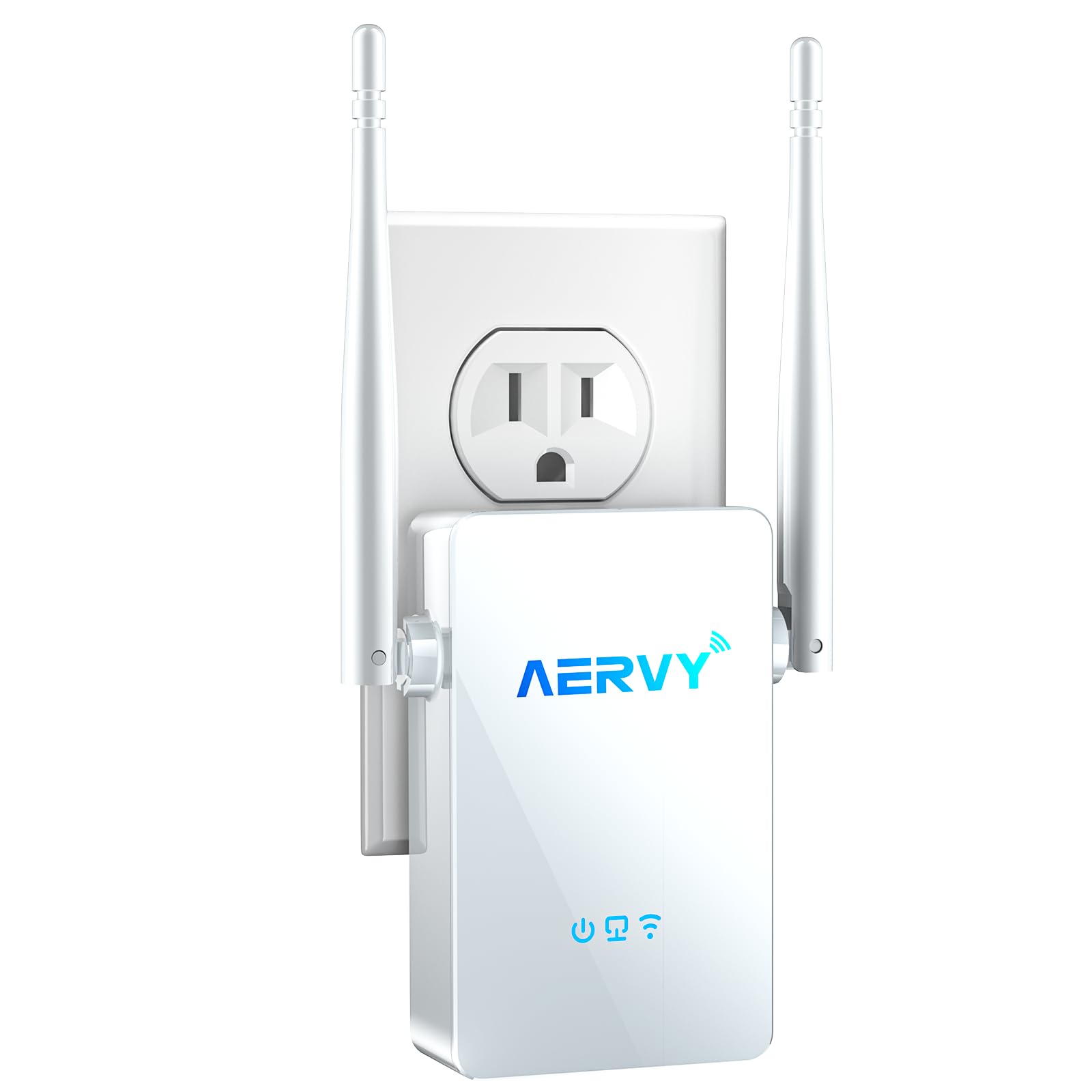 2024 WiFi Extender Signal Booster - Ultra fast 4X speed up, Longest Range Up to 9,800 sq.ft, Extendtecc Internet Amplifier Easy setup, Netboost WiFi Repeater for Home and Outdoor (White)