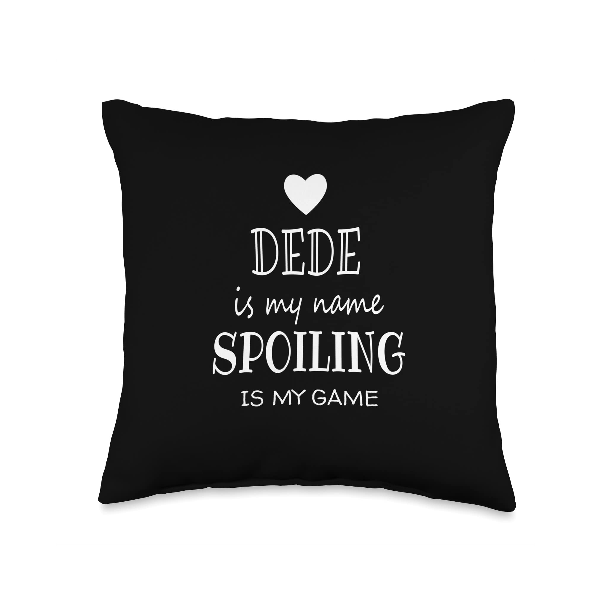 Dede is My Name Special Grandma Throw Pillow, 16x16, Multicolor