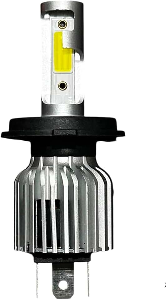 Lâmpada LED Moto 25W H4 12V Super Branca, Iluminação Potente para Farol Alto/Baixo, Substitui Halógena, Baixo Consumo e Alta Durabilidade