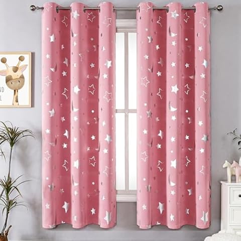 Overpassing Blackout Star Curtains for Bedrooms Cover