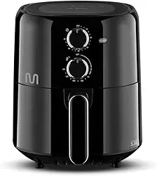 Fritadeira Elétrica sem óleo Air Fryer 3,5L 1500W 127V com Pegador de Alimento Preto Multi - GO213