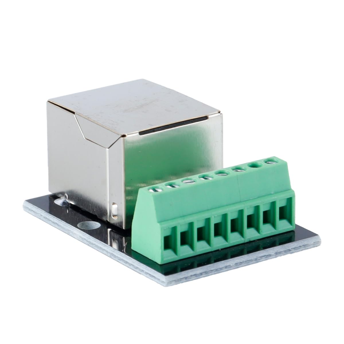 Scheda di breakout Ethernet RJ45 da 4 pezzi – Adattatore terminale a vite a 8 pin con passo 2,54 mm per CCTV/DVR