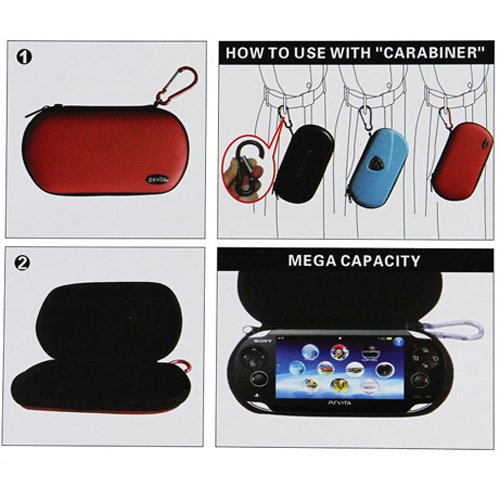 A1store Black Hard Bag Pouch Cover Case for Playstation PS Vita PSV PSVITA