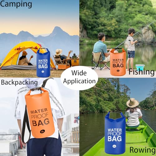 ZLY 2PCS Pool Ladder Step Weights 250D PVC Waterproof Swimming Pool Ladder Dry Bag Sand Bags Weights 10L for Above/Under Ground Pools Orange