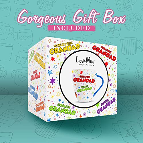 Love Mug: Taza para abuelo, taza de café para abuelo, regalos de Pascua para abuelo, taza de té para abuelo, regalos de… - Imagen 5