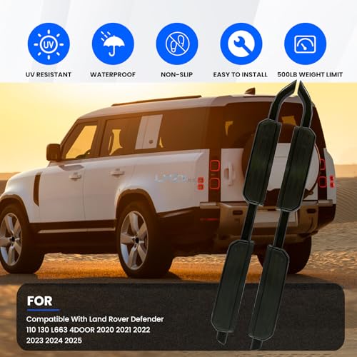 Estribos laterales para Land Rover Defender 110 130 4 puertas miniatura 6