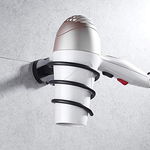 Haartrockner Rackplatz Aluminium Material Wand Spirale bequem und praktisch korrosionsbeständig Haartrockner