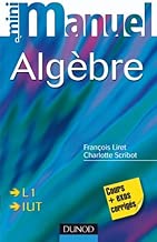 Download Mini Manuel d'Algèbre - Cours et exercices corrigés PDF
