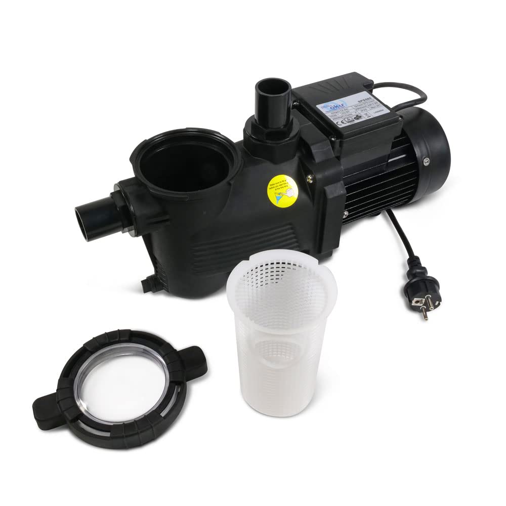 SPS 585 Umwälzpumpe – Selbstansaugend mit Vorfilter, 10 m³/h Leistung, leise & effizient, ideal für Pools bis 60 m³ Wasserinhalt