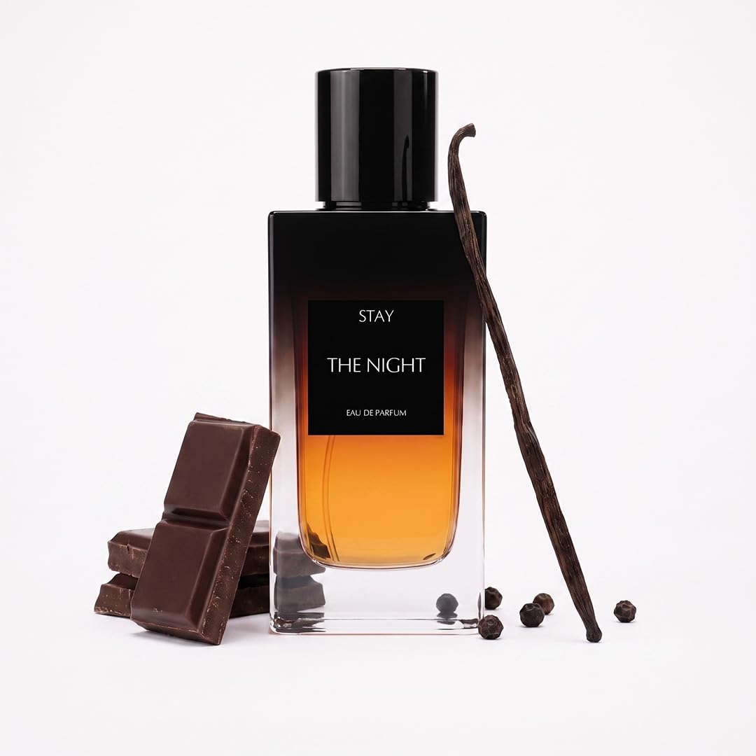 STAY The Night Unisex Perfume for Men & Women, 100ml EDP | Strong & Long Lasting Spicy Woody Night Scent | Pepper, Chocolate, Amber & Vanilla Notes | 30% Oil Concentration | Ideal Gift for Him and Her-picture-42