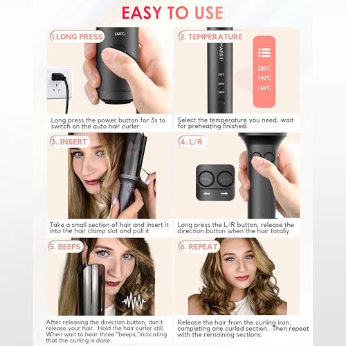 LA MAESII Automatic Rotating Curling Iron の商品画像 4