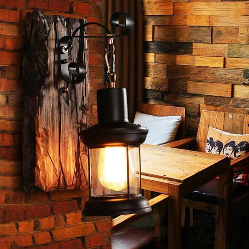 Aplique de pared vintage E27 para iluminar salones oscuros con estilo 6