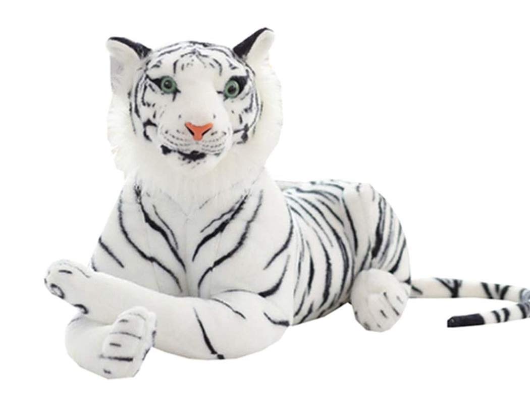 リアル　ホワイトタイガー ぬいぐるみ 約75cm Amazon.co.jp: YABINA TOYS タイガーぬいぐるみ ホワイト虎