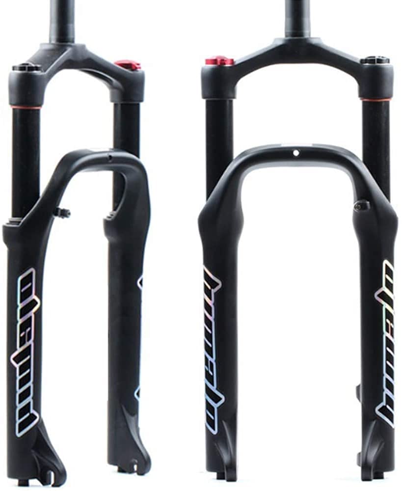 splumzer 20 Inch Snow Bike Air Fork - Beach Bike Fork 135 mm Magnesium Alloy Bike Fat Suspension Fork for 4.0 Tyres