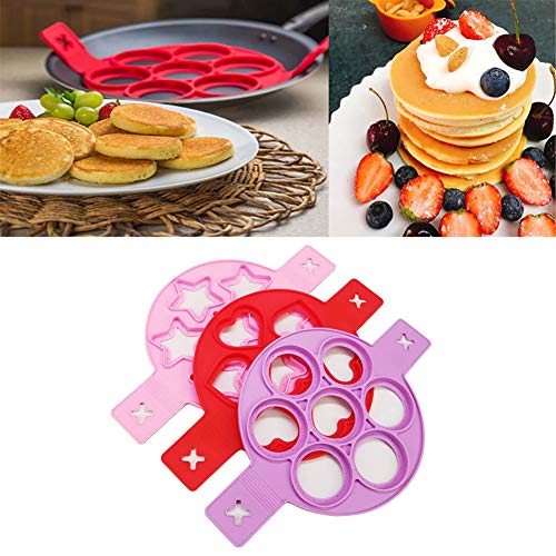 Heart Shaped Pancake Mold. Norpro Nonstick Heart Pancake/Egg Rings, Set of 2.