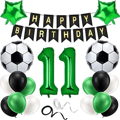 Draftor 9-13th Football Birthday Decorations, 20 Pcs Football Balloon Decoration, Football Birthday Party Decoration for Kids Boys Football Fans Birthday Football Party Supplies Cover
