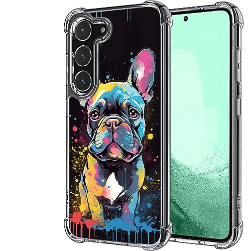 Gifun Drop Protection Case for Samsung Galaxy S23,Color Bulldog