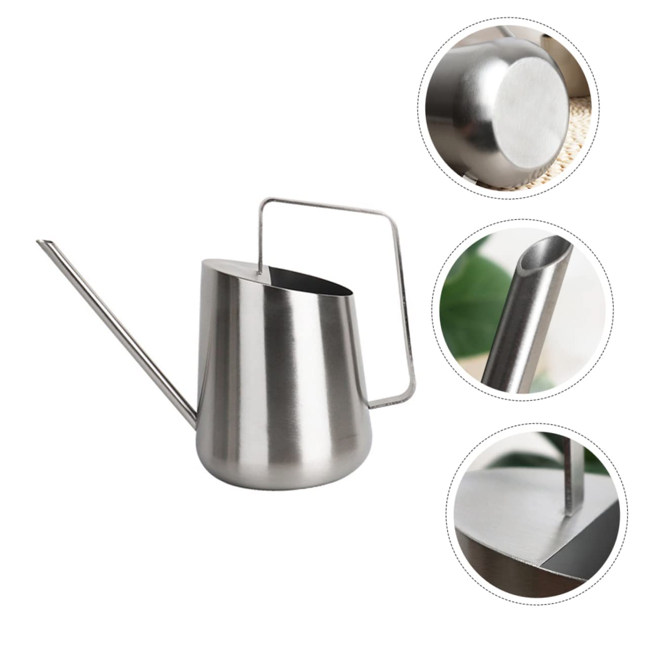 HANABASS 2 Pezzi Annaffiatoio Inossidabile con Beccuccio per Giardinaggio Indoor e Outdoor Facile Maneggiare per Famiglia