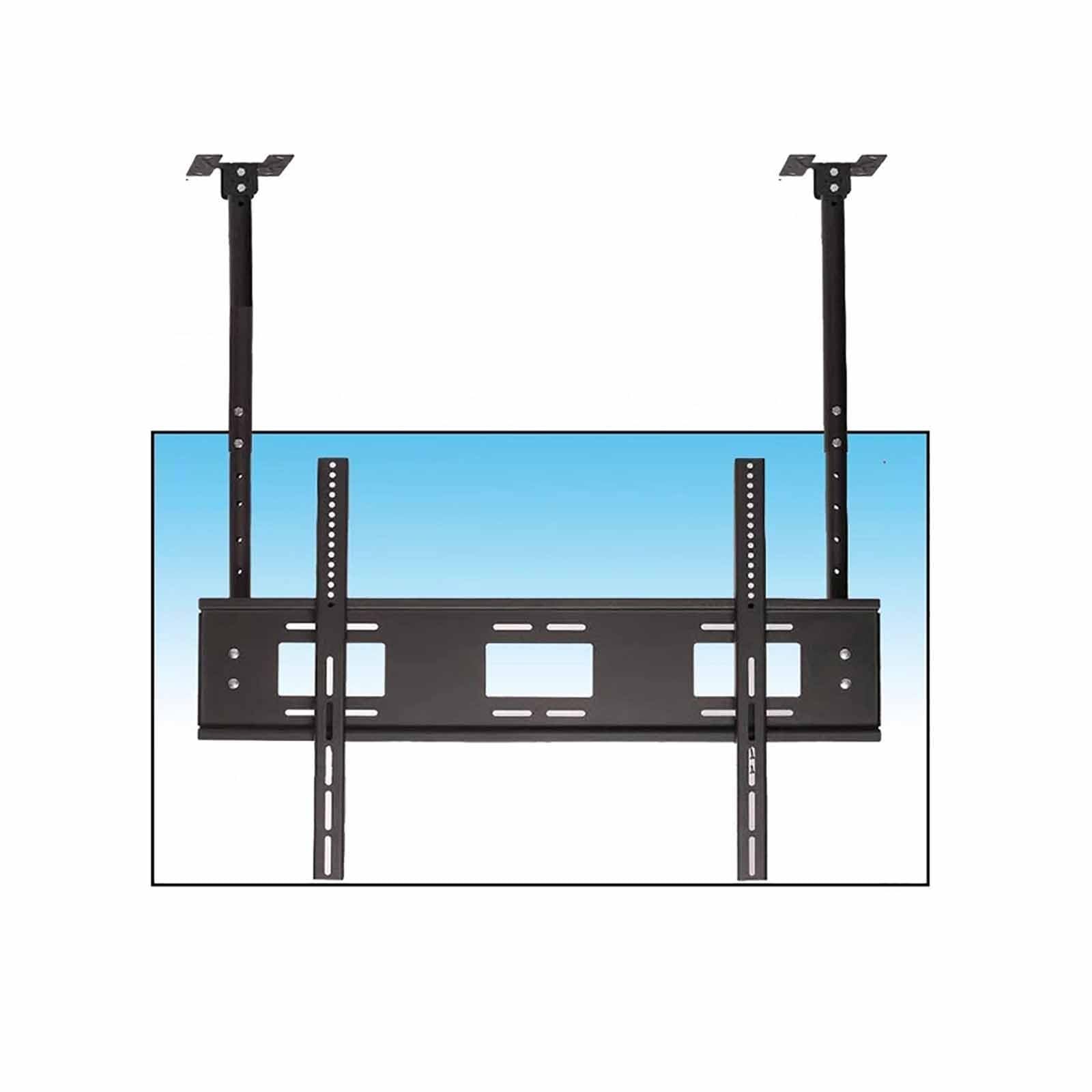 Soporte De Pared para TV - Soporte De Techo Ajustable para Televisor, Soporte De Doble Poste para Pantallas LED Grandes Y Televisores De 32 A 100 Pulgadas, Altura Ajustable