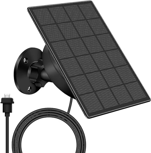 Solarpanel für Blink Outdoor (3. Generation) und Blink XT2/XT Blink Solarpanel kontinuierliche Stromversorgung IP66 wetterfest