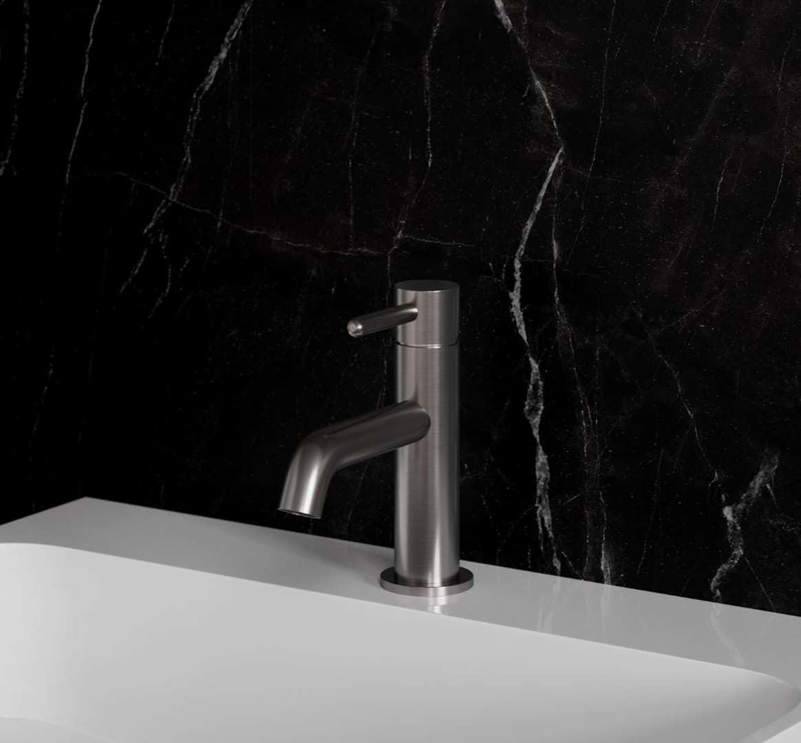 Omnires Bathroom Sink tap Y - Nickel - Y1210NNI - Image 4