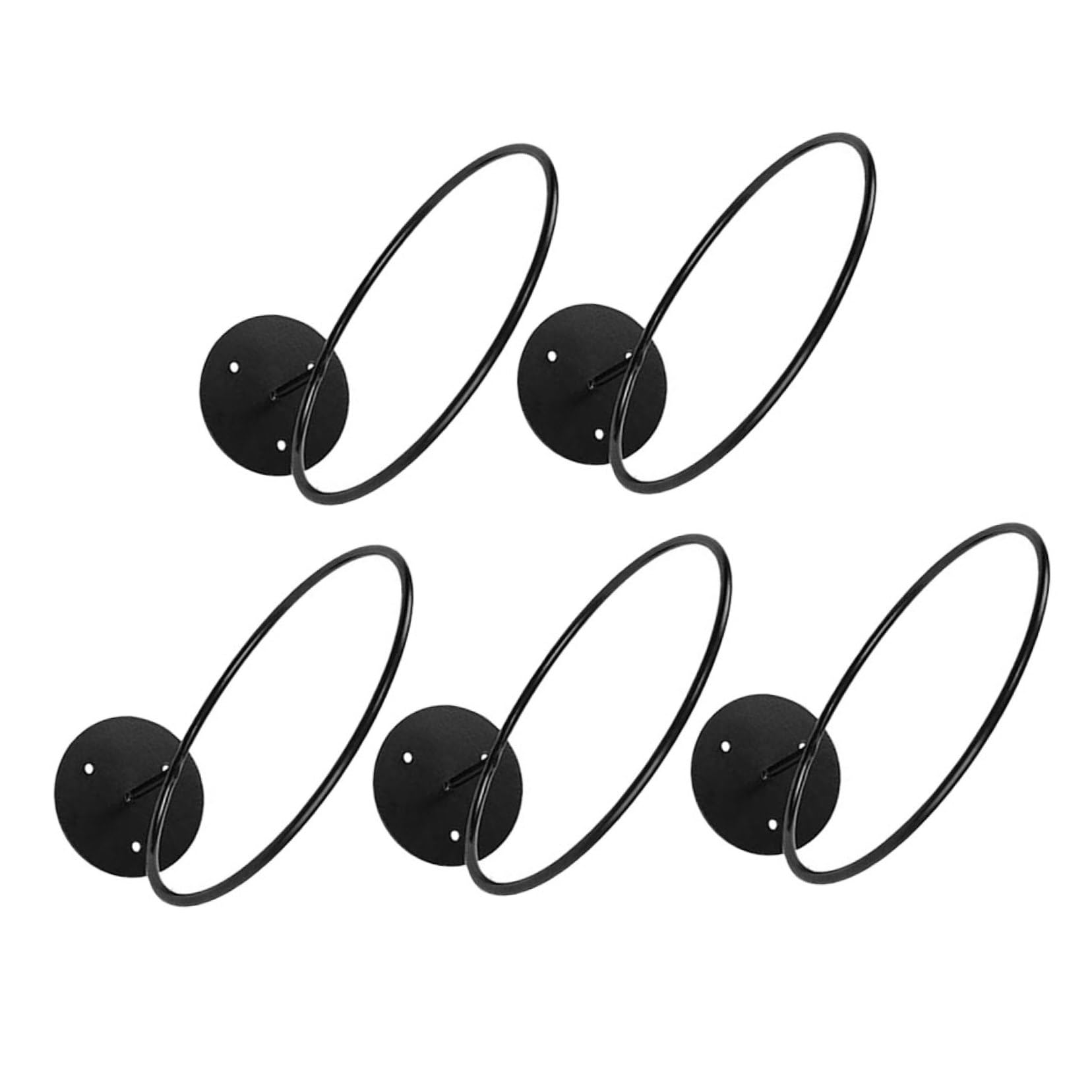Gatuida 5 Stück Teiliges Wandmontage ballhalter aus Robustem Eisen Rostfrei für Basketball Fußball Volleyball Praktische Aufbewahrung und Wanddisplay Einfache Installation Langlebig und