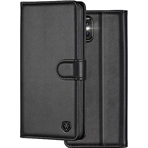 Kuafcase for Samsung S22 Ultra Case, Wallet Leather Flip Case with Card Holder Slots Magnetic Closure Kickstand Shockproof Protective Phone Case for Samsung Galaxy S22 Ultra - Black Cover