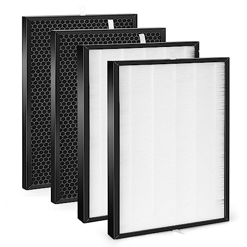 Image of FY1413 Replacement Filter-FY1410 Replacement Filter is Combined by Active Carbon Material,Compatible with Philips 1000 /1000i Air Purifier,Replace AC1212 /1213 /1215 /1216 Filter (fy1410 2+2)