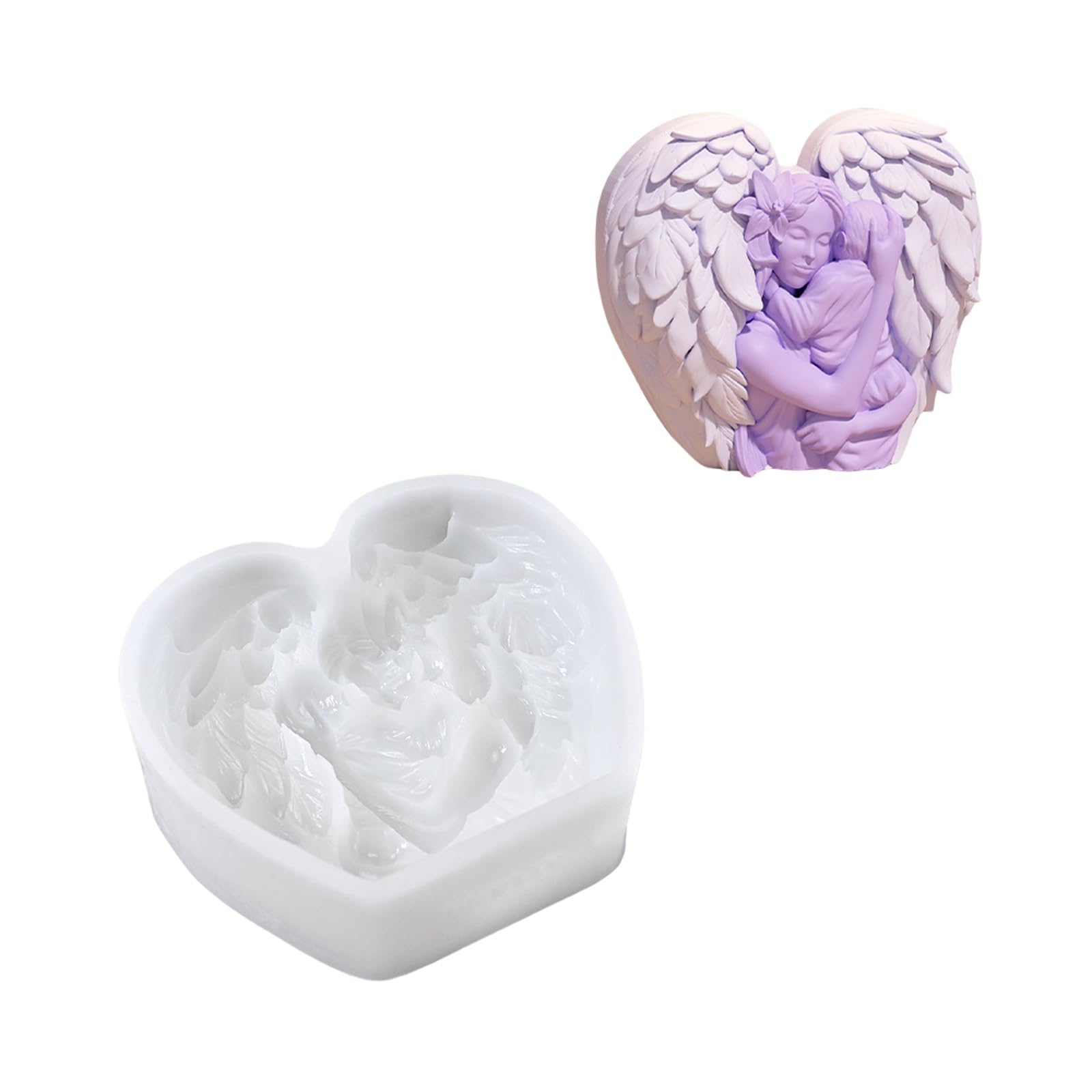 Buxuaaaa Silicone Butterfly Fairies Molds Ornament Molds Epoxy Resin Plasters for Making Silicone Butterfly Fairies
